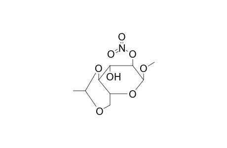 METHYL 4,6-O-ETHYLIDENE-ALPHA-D-GLUCOPYRANOSIDE, 2-O-NITRATE