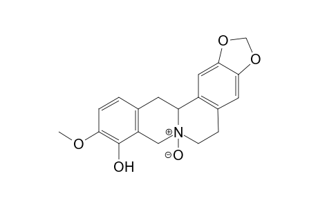 (+-)-trans-5,8,13,13a-Tetrahydro-10-methoxy-6(H)-benzo[g]-1,3-benzodioxolo-[5,6-a]quinolizine-9-ol-7-oxide