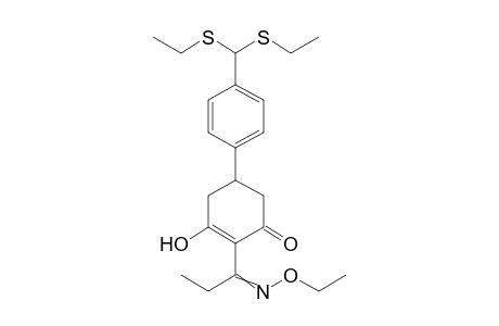 2-Cyclohexen-1-one, 5-[4-[bis(ethylthio)methyl]phenyl]-2-[1-(ethoxyimino)propyl]-3-hydroxy-