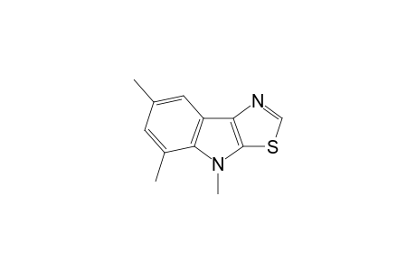 2,4,N-trimethyl-indole[3,2-d]thiazole