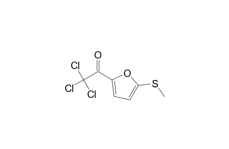 2-(methylthio)-5-(trichloracetyl)furan