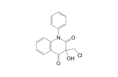 2,4(1H,3H)-Quinolinedione, 3-(chloromethyl)-3-hydroxy-1-phenyl-