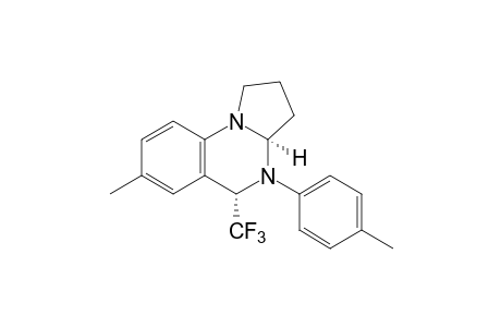 1,2,3,3a,4,5-hexahydro-7-methyl-4-p-tolyl-5-(trifluoromethyl)pyrrolo[1,2-a]quinazoline