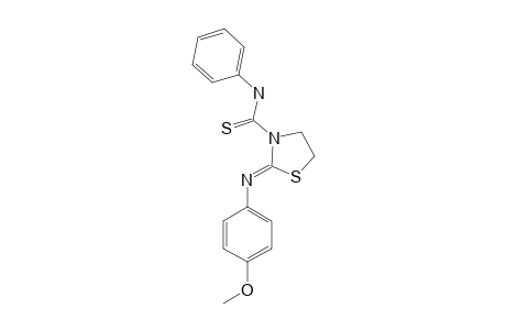 2-IMINO-N-(4-METHOXYPHENYL)-N'-PHENYL-N-THIAZOLIDINECARBOXTHIAMIDE