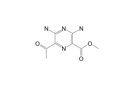 6-acetyl-3,5-diamino-pyrazinic acid methyl ester