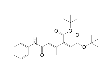 (Z)-2-[(E)-3-anilino-3-keto-1-methyl-prop-1-enyl]but-2-enedioic acid ditert-butyl ester