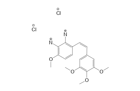 (Z)-2-(2',3'-DIAMINE_HYDROCHLORIDE-4'-METHOXYPHENYL)-1-(3,4,5-TRIMETHOXYPHENYL)-ETHENE