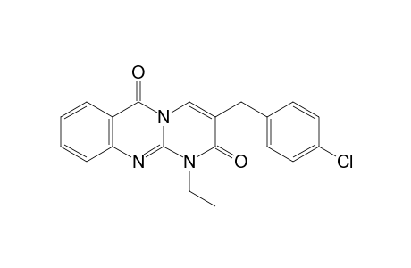 3-(4-Chlorobenzyl)-1-ethyl-1H-pyrimido[2,1-b]quinazoline-2,6-dione