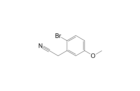 2-(2-bromanyl-5-methoxy-phenyl)ethanenitrile