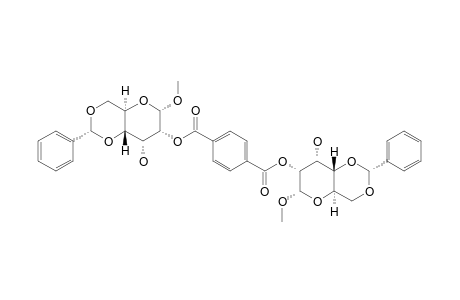 BIS-(METHYL-4,6-O-BENZYLIDENE-2-DEOXY-ALPHA-D-ALLOPYRANOSID-2-YL)-TEREPHTHALATE