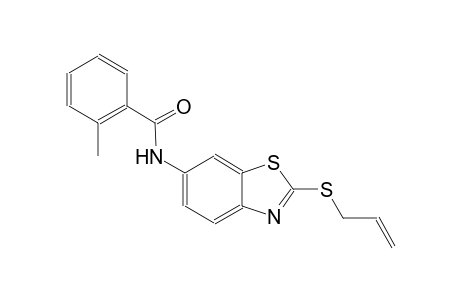 N-[2-(allylsulfanyl)-1,3-benzothiazol-6-yl]-2-methylbenzamide
