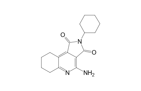 4-Amino-2-cyclohexyl-6,7,8,9-tetrahydropyrrolo[3,4-c]quinoline-1,3-dione