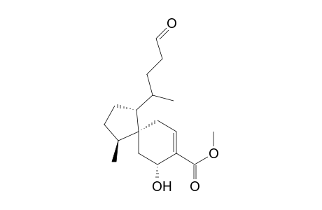 Spiro[4.5]dec-7-ene-8-carboxylic acid, 9-hydroxy-1-methyl-4-(1-methyl-4-oxobutyl)-, methyl ester, [1S-[1.alpha.,4.beta.(S*),5.alpha.(R*)]]-