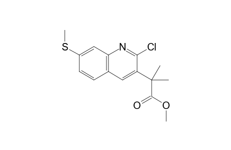 Methyl 2-[2-chloro-7-(methylthio)quinolin-3-yl]-2-methylpropanoate