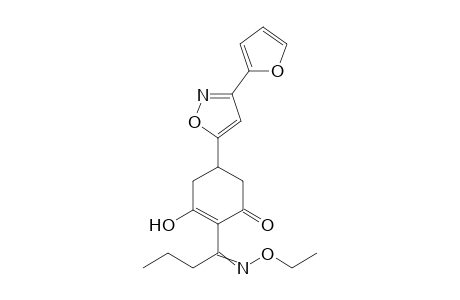 2-Cyclohexen-1-one, 2-[1-(ethoxyimino)butyl]-5-[3-(2-furanyl)-5-isoxazolyl]-3-hydroxy-