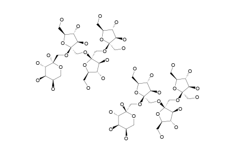 INULOTETRAOSE;O-BETA-D-FRUCTOFURANOSYL-[2->(1-O-BETA-D-FRUCTOFURANOSYL-2)2->1]-D-FRUCTOPYRANOSIDE;