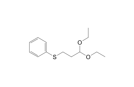 (3,3-Diethoxypropylthio)benzene