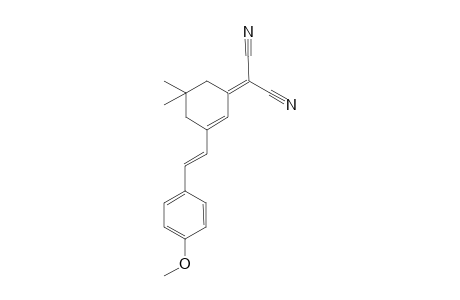 1-Methoxy-4-[(E)-2-(3-dicyanomethylidene-5,5-dimethylcyclohexenyl)vinyl]benzene