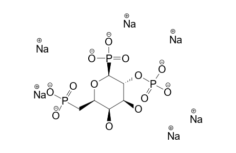 HEXASODIUM-(6-DEOXY-6-C,2-O-DIPHOSPHONATO-BETA-D-GALACTOPYRANOSYL)-PHOSPHONATE