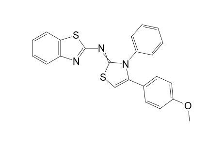 N-(4-(4-methoxyphenyl)-3-phenylthiazol-2(3H)-ylidene)benzo[d]thiazol-2-amine