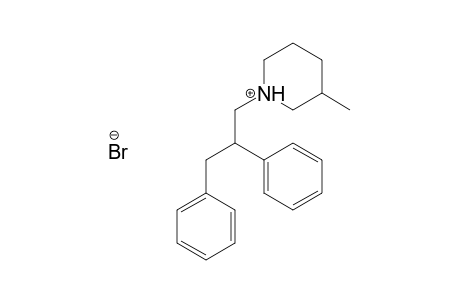 Piperidine, 1-(2,3-diphenylpropyl)-3-methyl-, hydrobromide