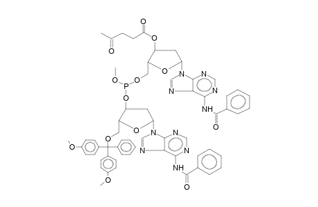 3'-O-LEVULINOYL-5'-O-(5'-DIMETHOXYTRITYL-N-BENZOYLDEOXYADENOSIN-3'-YLOXY(METHOXY)PHOSPHINO)-N-BENZOYLDEOXYADENOSINE (ISOMER MIXTURE)