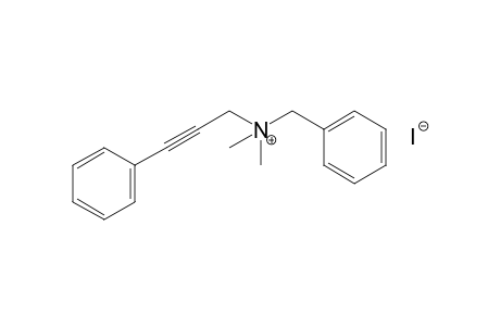benzyldimethyl(3-phenyl-2-propynyl)ammonium iodide