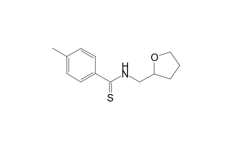 Benzenecarbothioamide, 4-methyl-N-[(tetrahydro-2-furanyl)methyl]-