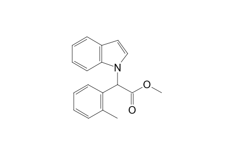 methyl 2-indol-1-yl-2-(o-tolyl)acetate