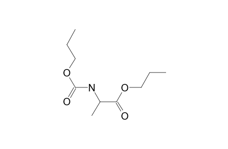 L-Alanine, N-(N-propyloxycarbonyl)-, N-propyl ester