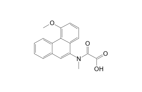 2-keto-2-[(5-methoxy-9-phenanthryl)-methyl-amino]acetic acid