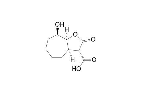 2H-Cyclohepta[b]furan-3-carboxylic acid, octahydro-8-hydroxy-2-oxo-, (3.alpha.,3a.alpha.,8.beta.,8a.alpha.)-