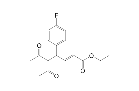 Ethyl (2E)-5-Acetyl-4-(4-fluorophenyl)-2-methyl-6-oxohept-2-enoate