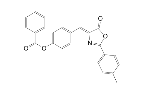 5(4H)-oxazolone, 4-[[4-(benzoyloxy)phenyl]methylene]-2-(4-methylphenyl)-, (4Z)-