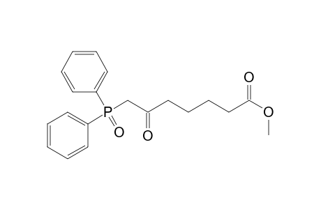 Heptanoic acid, 7-(diphenylphosphinyl)-6-oxo-, methyl ester