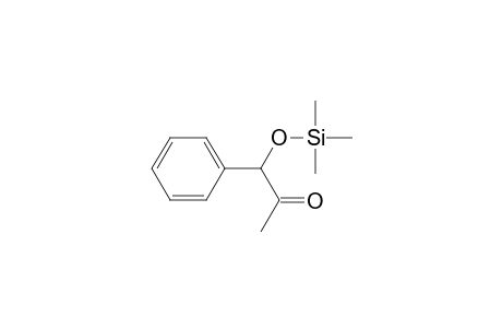 2-Propanone, 1-phenyl-1-[(trimethylsilyl)oxy]-, (.+-.)-