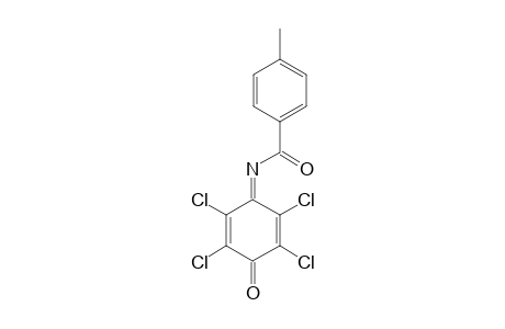 N-(PARA-METHYLBENZOYL)-2,3,5,6-TETRACHLORO-1,4-BENZOQUINONE-IMINE