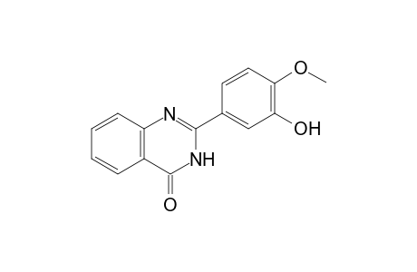2-[3-Hydroxy-4-(methyloxy)phenyl]quinazolin-4(3H)-one