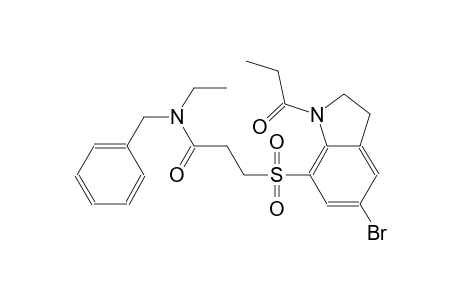 propanamide, 3-[[5-bromo-2,3-dihydro-1-(1-oxopropyl)-1H-indol-7-yl]sulfonyl]-N-ethyl-N-(phenylmethyl)-