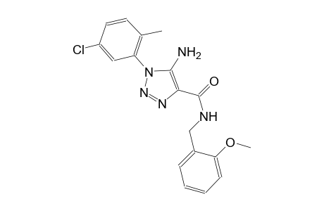 1H-1,2,3-triazole-4-carboxamide, 5-amino-1-(5-chloro-2-methylphenyl)-N-[(2-methoxyphenyl)methyl]-