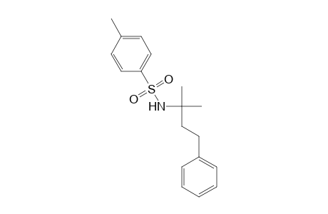 Benzenesulfonamide, N-(1,1-dimethyl-3-phenylpropyl)-4-methyl-