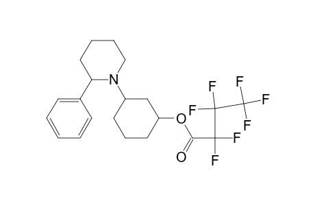 1-Phenyl-1-piperidinyl-3-(perfluoropropylcarbonyloxy)cyclohexane