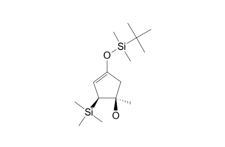 (1R,2S)-4-(tert-butyl-dimethylsilyl)oxy-1-methyl-2-trimethylsilylcyclopent-3-en-1-ol