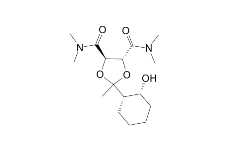 (4R)-trans-N,N,N',N'-Tetramethyl-2-methyl-2-(2-hydroxycyclohexyl)-1,3-dioxolane-4,5-dicarboxamide