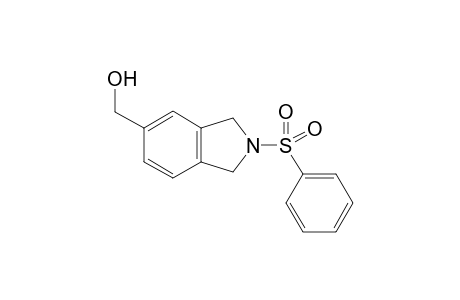 (N-Phenylsulfonyl-2,3-dihydro-1H-isoindol-5-yl)methanol