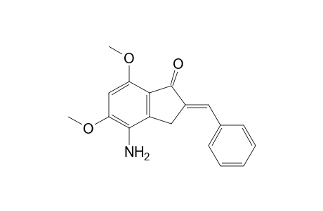 4-Amino-2-benzylidene-5,7-dimethoxyindan-1-one