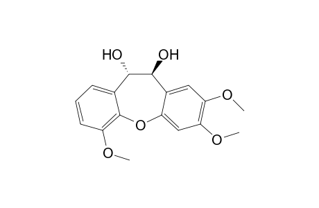 trans-10,11-Dihydro-2,3,6-trimethoxydibenz[b,f]oxepin-10,11-diol