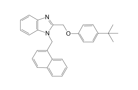 1H-1,3-Benzimidazole, 2-[[4-(1,1-dimethylethyl)phenoxy]methyl]-1-(1-naphthalenylmethyl)-