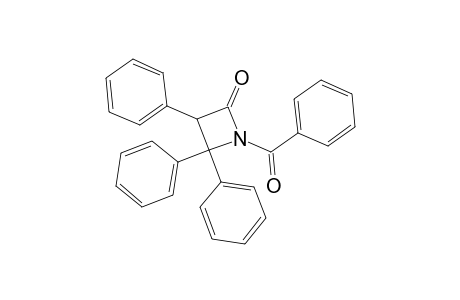 1-Benzoyl-3,4,4-triphenyl-2-azetidinone