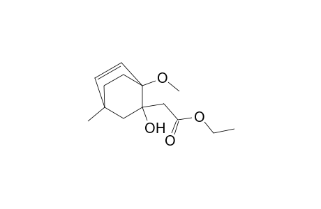 Ethyl (1-Methoxy-2-hydroxy-4-methylbicyclo[2.2.2]oct-5-en-2-yl)acetate